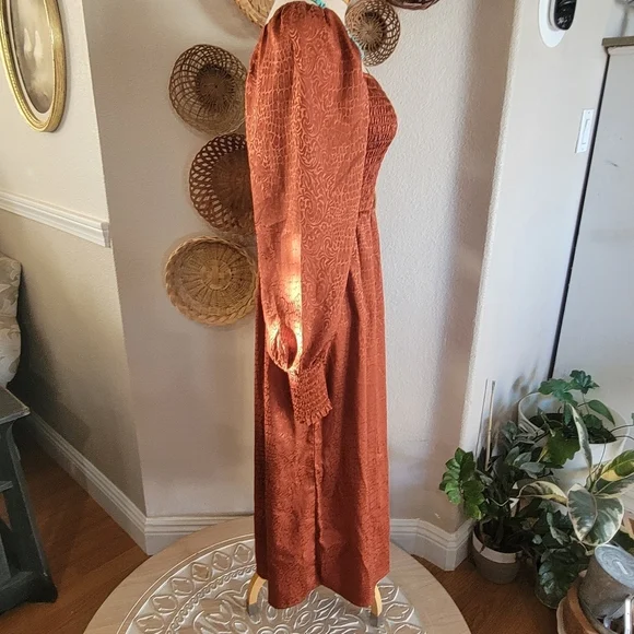 Wrangler Retro Long Sleeve Smocked Dress – Size Small - Picture 5 of 7